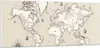 Bilder auf glas - Karte Welt Klassiker Kontinente - Produktbild-Vorschau 1