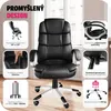 A black office chair is presented in a collage with several close-up shots highlighting its features. Náhled obrázku produktu