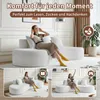 Bouclé Ecksofa, 3-Sitzer, geschwungene Form, Produktbild-Vorschau 9