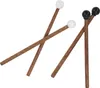 4Pcs Ocelový jazyk Buben Mallet Dětská gumová palička Bicí Náhled obrázku produktu 7