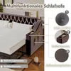 STILVORA Schlafsofa 90×190 cm Polsterbett mit Ausziehbett & Produktbild-Vorschau 4