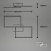 Briloner CCT LED Design Deckenleuchte quadratisch Produktbild-Vorschau 7