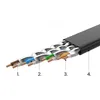 Ugreen Internet Ethernet Patchcord U/Ftp Cat. 7 10Gb/S Plat Voir les images du produit 9