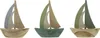 ohne Marke Segelboot Ahoi" 3er-Set beige/grün OneSize" Produktbild-Vorschau 1