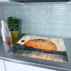 Spritzschutz Herdabdeckplatte Schneidebrett aus Glas Produktbild-Vorschau 2