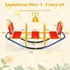 3 Sitzer Kinder Wippe mit Rückenlehnen und Griffe, Produktbild-Vorschau 4