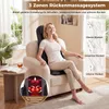COSTWAY Shiatsu Massageauflage mit Wärme, 4 knetenden Produktbild-Vorschau 3