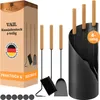 BLACK OAK Kaminbesteck VAIL 4-teilig schwarz Holzgriff Produktbild-Vorschau 7