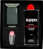 Sada zapaľovačov ZIPPO BLACK MATTE LOGO dar No1 Náhľad obrázku produktu 1