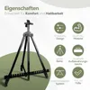 Dayshake Staffelei - Verstellbar & Zusammenklappbar - Inkl. Produktbild-Vorschau 5