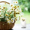 Künstliche Eulen-Vogelfigur aus weißem Schaumstoff, Produktbild-Vorschau 4