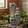 KOMFOTTEU 4-stufiger Gartenbrunnen, Springbrunnen Produktbild-Vorschau 9