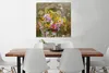 MuchoWow® Poster Blumen - Gießkanne - Farbe 75x75 cm - Wand Produktbild-Vorschau 2