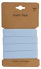 Gummiband 3m x 15mm Gummilitze Gummi elastisches Band Wäscheband babyblau Produktbild-Vorschau