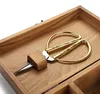 Holz-Nähkasten mit Nähzubehör, Aufbewahrungsbox, 21x13x9 cm Productafbeelding-voorbeeld