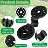 60 Stück Kunststoff Clips für Schutztuch, Gartennetz Clip Produktbild-Vorschau 4