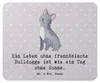 Mr. & Mrs. Panda Mauspad Französische Bulldogge - Grau Produktbild-Vorschau 1