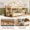 Merax Etagenbett Hausbett 90x200 & 140x200cm mit Produktbild-Vorschau 10