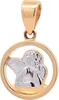 Anhänger Engel mit 1,1 mm Goldkette 60 cm 585-14 Karat Gold Produktbild-Vorschau 4