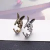 Vintage Hase Mittelfinger Knuckle Öffnungsring Paare Produktbild-Vorschau 8