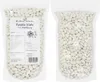 Two bags of white beans, one with a label showing nutritional information. Produktbild-Vorschau