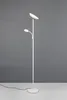 A white floor lamp with two lights against a gray background. Anteprima dell’immagine prodotto