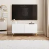 Idohome TV Lowboard Angel 100 cm blanc mat - armoire avec Voir les images du produit 1