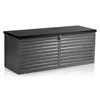 Zahradní box 143 x 57 x 53,5 cm 390 litrů černý a šedý Náhled obrázku produktu 2