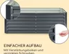 A close-up view of a raised garden bed, highlighting its construction and assembly. Produktbild-Vorschau
