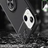 NALIA Schwarze Handy Hülle für iPhone 13, 360° Ring Case Produktbild-Vorschau 7