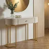 Montpellier Crema Glam Konsolentisch – Vergoldetes Produktbild-Vorschau 11