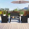 COSTWAY Polyrattan Gartenmöbel Set, Outdoor Lounge Möbel, Produktbild-Vorschau 8