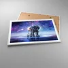 Gerahmtes Poster - Weißer Rahmen - Kosmonaut Weltraum - Produktbild-Vorschau 3