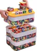 Lego Aufbewahrungsbox Stapelbar Spielzeug mit Deckel Produktbild-Vorschau 1