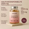 Gélules Aavalabs Omega 3 hautement dosées [dose journalière Voir les images du produit 2