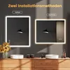 YOLEO Badspiegel mit Licht, 100x80 cm, LED-Badspiegel mit Produktbild-Vorschau 7