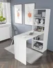 Písací stôl s policami HARMONY 120 cm WHITE MATT- Písací Náhľad obrázku produktu 8
