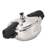 A stainless steel pressure cooker is shown against a white background. Anteprima dell’immagine prodotto