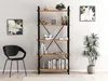 Skye Decor, Regál - Narula Elit (orech + ?ierna) Náhľad obrázku produktu 1