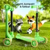 FableKids detská kolobežka zelená | mestská kolobežka s LED Náhľad obrázku produktu 5
