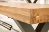 Massive Sitzbank THOR 180cm Wild Eiche geölt im Industrial Produktbild-Vorschau 7