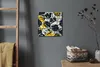 Coloray Uhr auf Leinwand 30x30 cm Wand Uhr Dekoration Produktbild-Vorschau 4