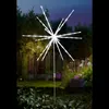 LED Weihnachtsstern Gartenstecker Außen kaltweiß DIA 50xH95cm Batterie Anteprima dell’immagine prodotto