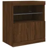 vidaXL Kredens z oświetleniem LED brązowy dąb 60x37x67 cm Podgląd zdjęcia produktu 3