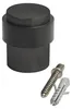 SOTECH Türstopper Thor Ø 36 mm schwarz – Bodenmontage Produktbild-Vorschau 1
