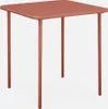 A square garden table with four legs, presented against a plain background. Anteprima dell’immagine prodotto