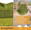 sunnypillow Hängesessel Kissen - Auflage für Rattan & Produktbild-Vorschau 3