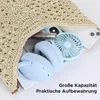 Strandtasche Strohtasche Damen, Boho Umhängetasche, Produktbild-Vorschau 8