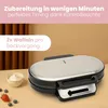 Clatronic WA 3745 Waffeleisen, Edelstahlgehäuse, 1200 Watt, Produktbild-Vorschau 6