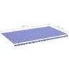 Vidaxl Ersatztuch per tenda da sole 6x3,5 m blau e weiß Anteprima dell’immagine prodotto 7